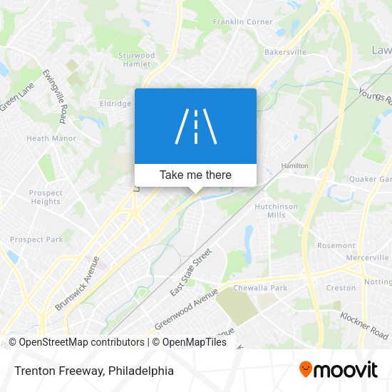 Trenton Freeway map