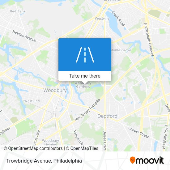 Mapa de Trowbridge Avenue