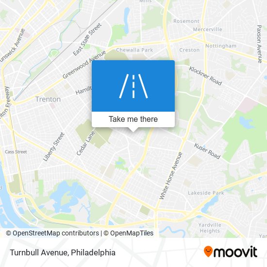 Mapa de Turnbull Avenue