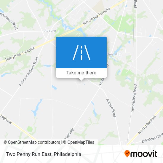Two Penny Run East map