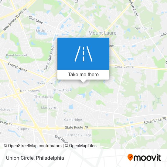 Mapa de Union Circle