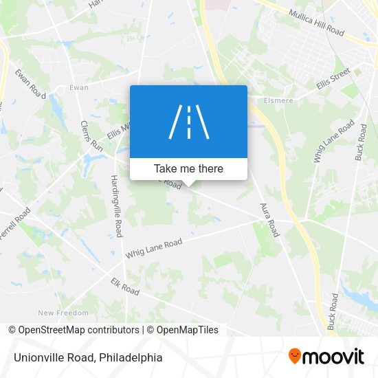 Mapa de Unionville Road