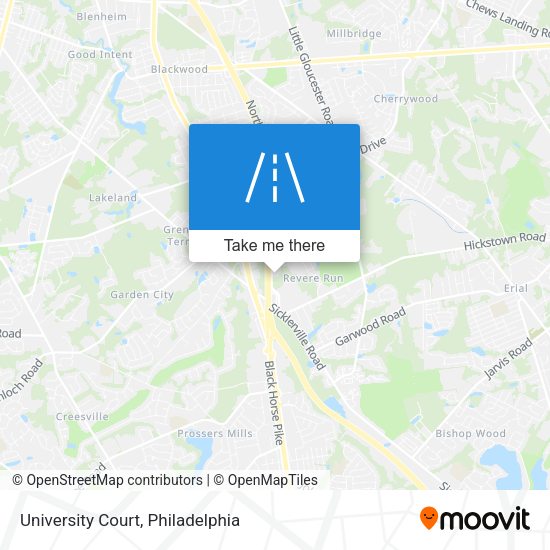 Mapa de University Court