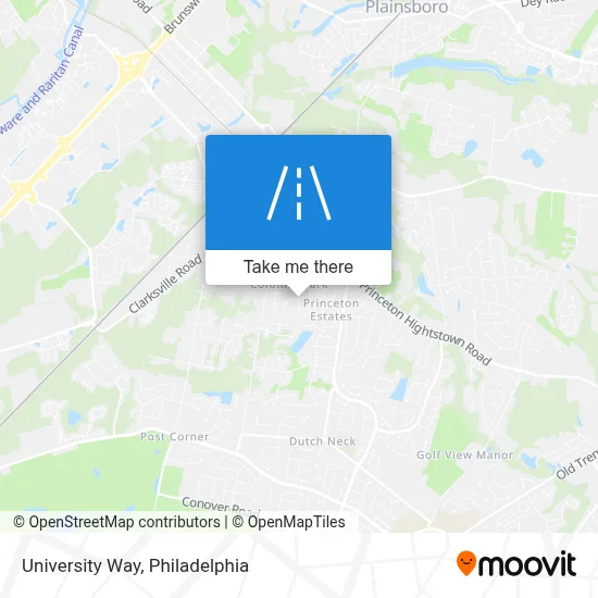 University Way map