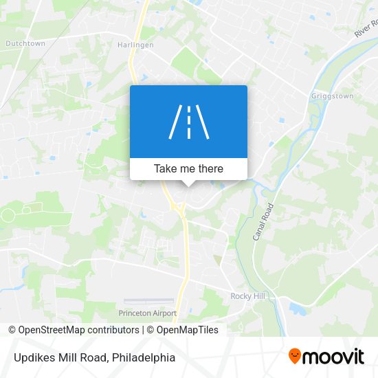 Mapa de Updikes Mill Road
