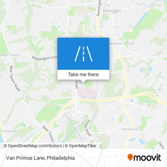 Van Primus Lane map