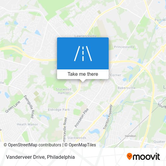Vanderveer Drive map