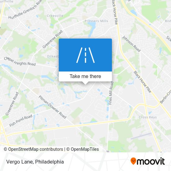 Mapa de Vergo Lane
