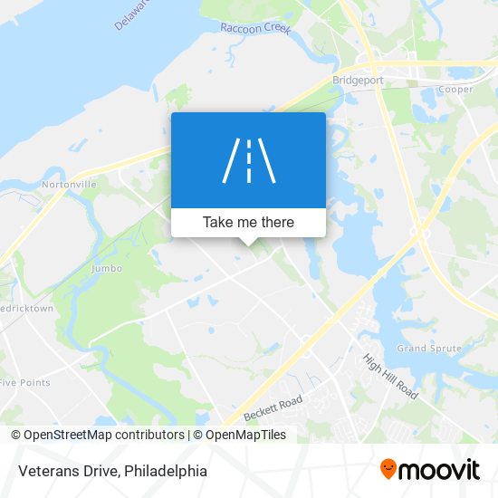 Veterans Drive map