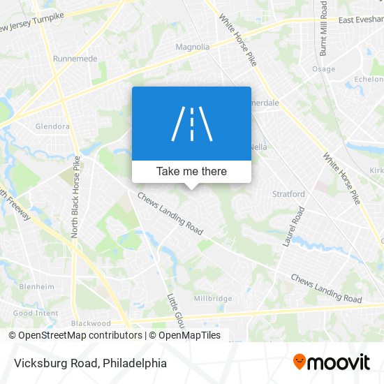Mapa de Vicksburg Road
