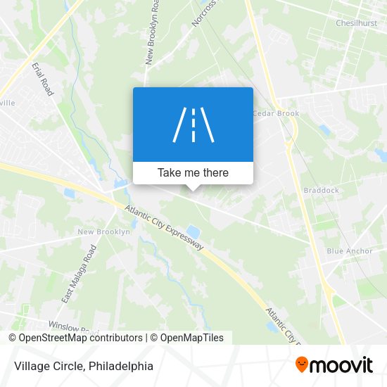 Village Circle map