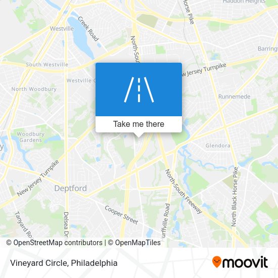 Mapa de Vineyard Circle
