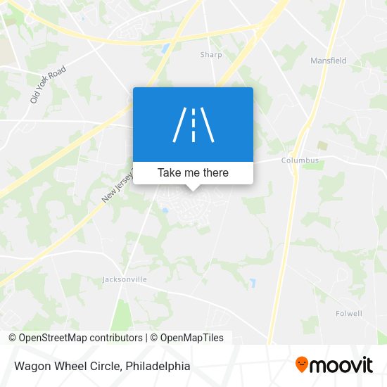 Wagon Wheel Circle map