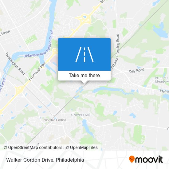 Mapa de Walker Gordon Drive