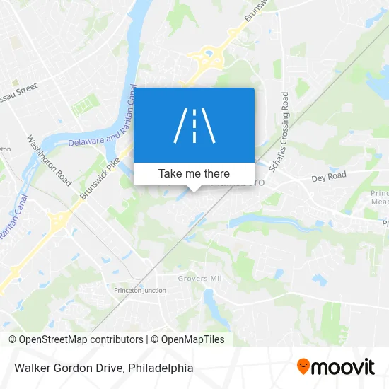 Walker Gordon Drive map