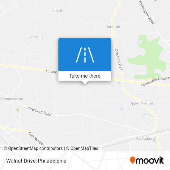 Mapa de Walnut Drive