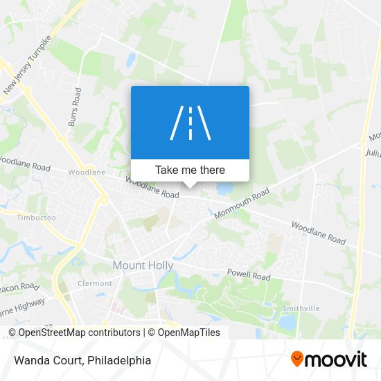 Mapa de Wanda Court