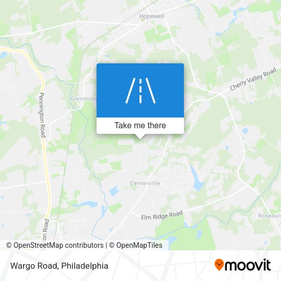 Mapa de Wargo Road