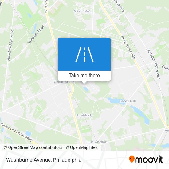 Washburne Avenue map