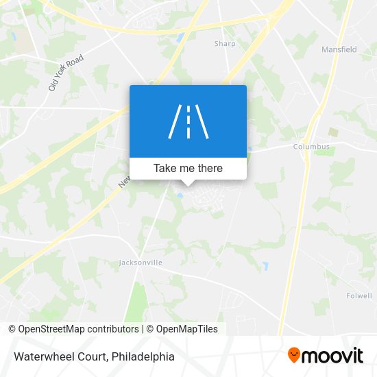 Mapa de Waterwheel Court