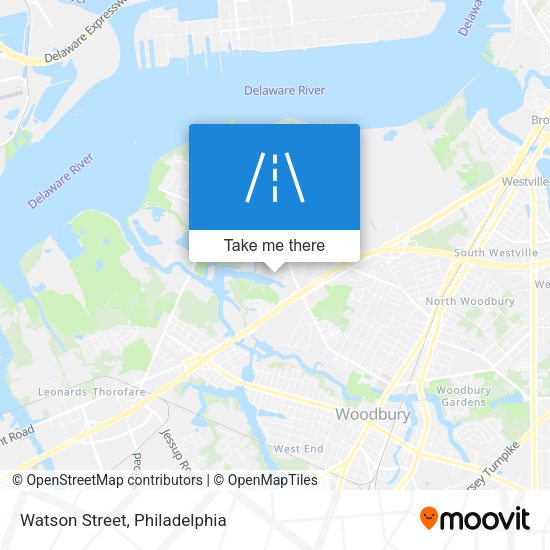 Mapa de Watson Street