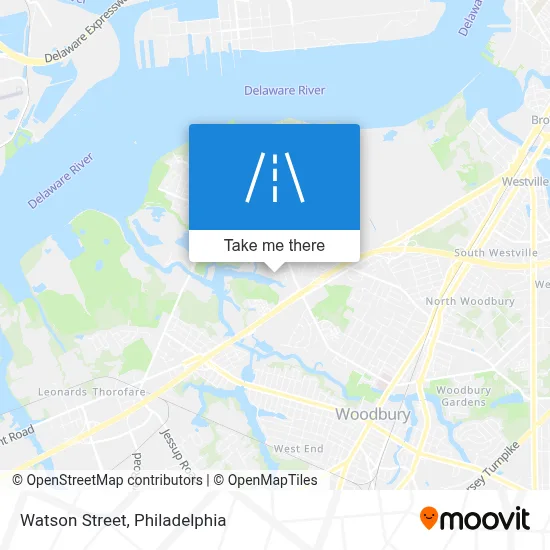 Watson Street map