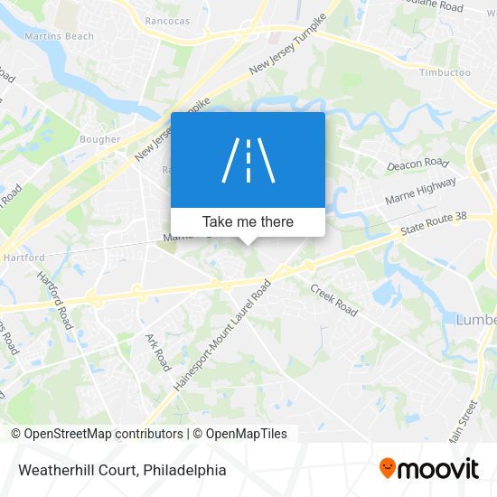 Weatherhill Court map