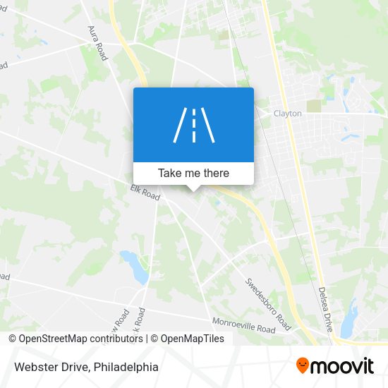 Mapa de Webster Drive