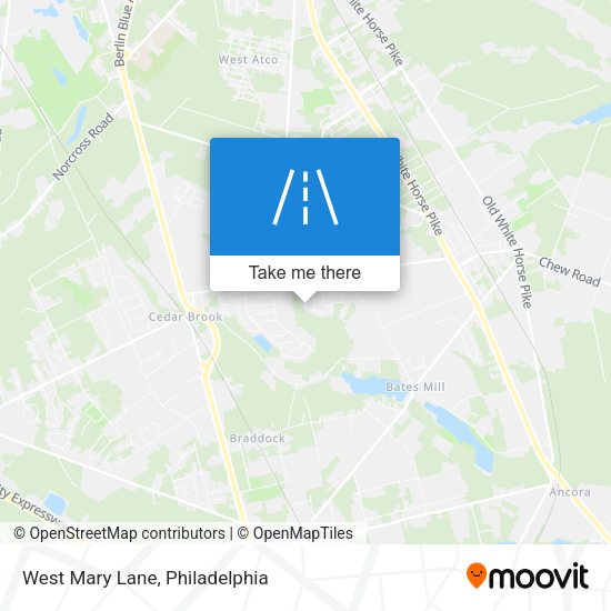 Mapa de West Mary Lane