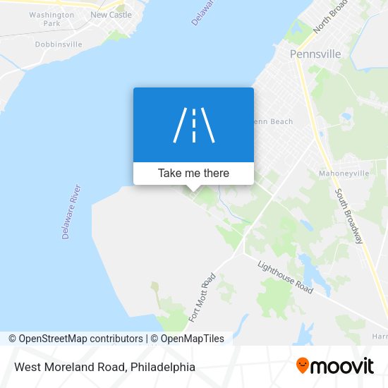 West Moreland Road map