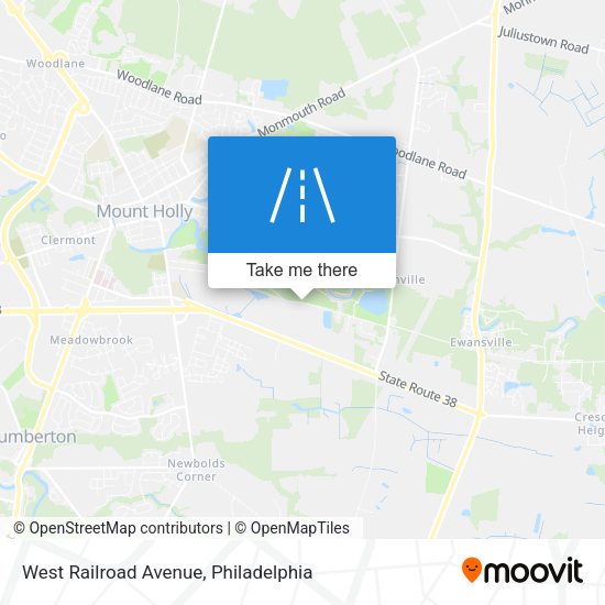 West Railroad Avenue map