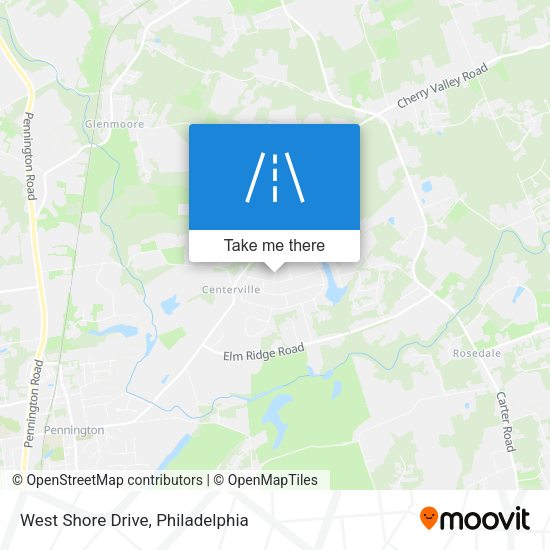 West Shore Drive map