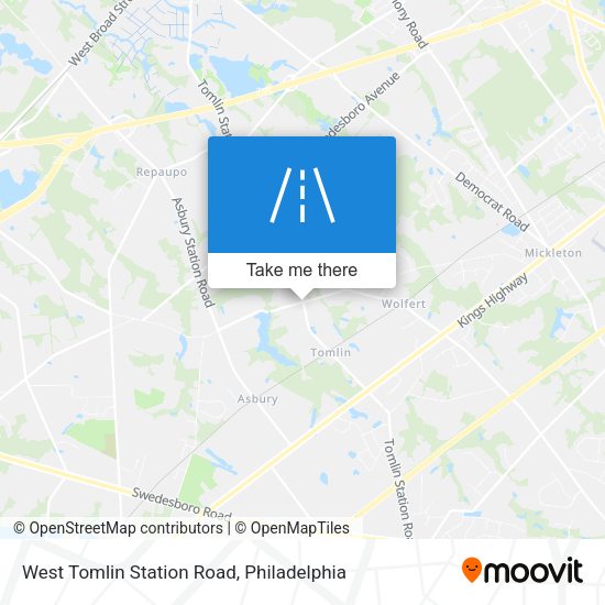 West Tomlin Station Road map