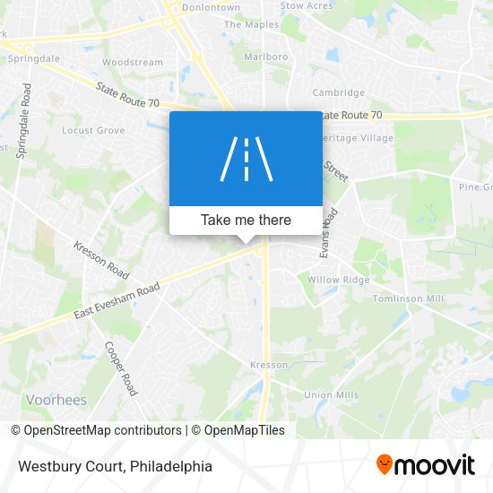 Mapa de Westbury Court