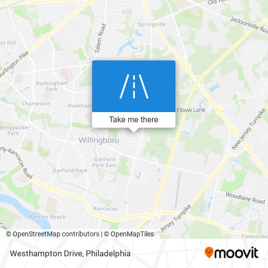 Mapa de Westhampton Drive