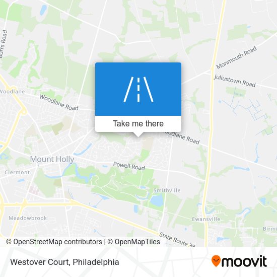 Mapa de Westover Court