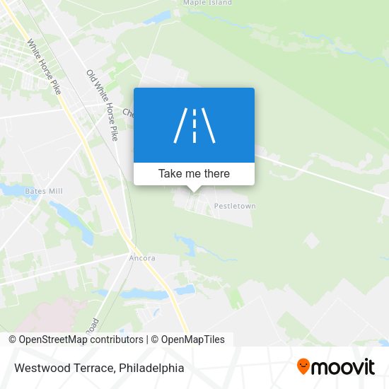 Westwood Terrace map