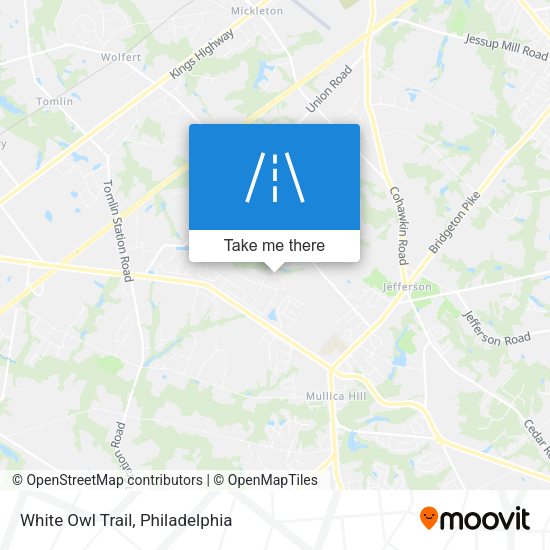 Mapa de White Owl Trail