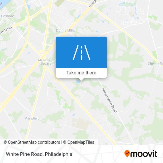 White Pine Road map