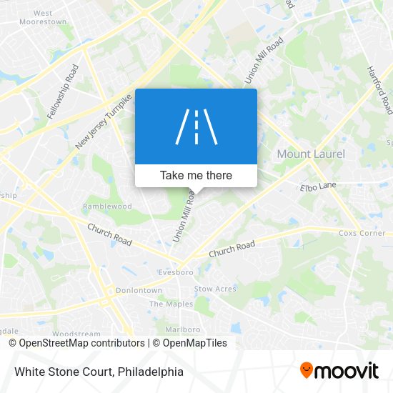 White Stone Court map