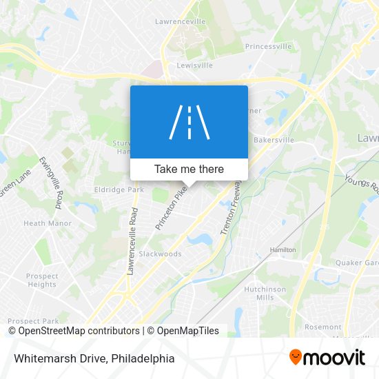 Mapa de Whitemarsh Drive