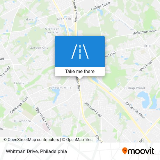 Mapa de Whitman Drive