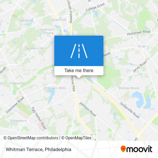 Mapa de Whitman Terrace