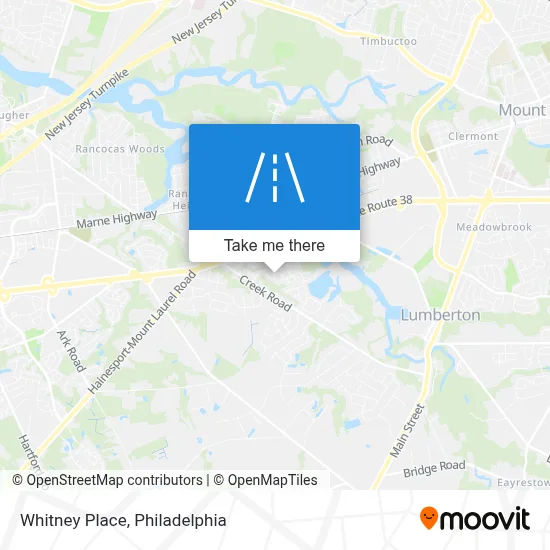 Whitney Place map