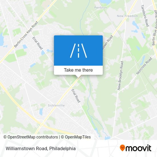 Williamstown Road map