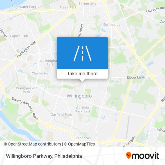 Mapa de Willingboro Parkway