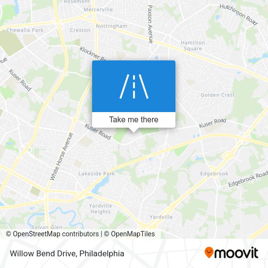 Willow Bend Drive map