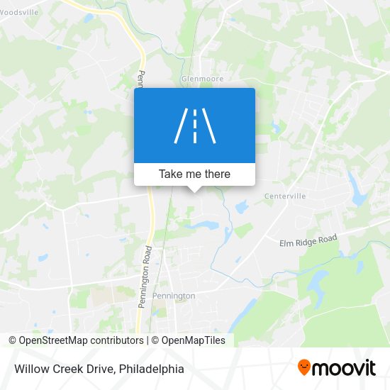Mapa de Willow Creek Drive