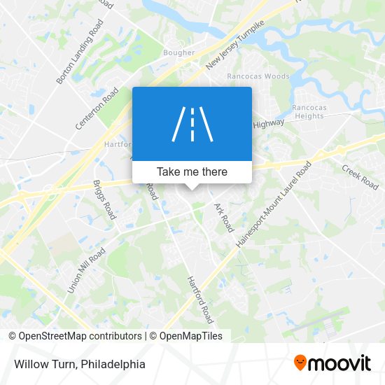 Mapa de Willow Turn