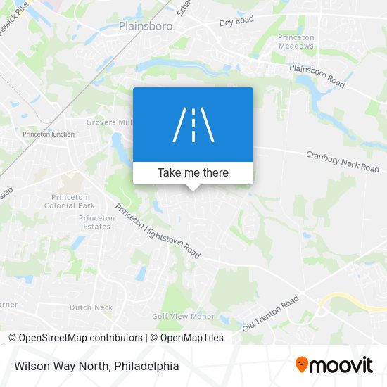 Mapa de Wilson Way North